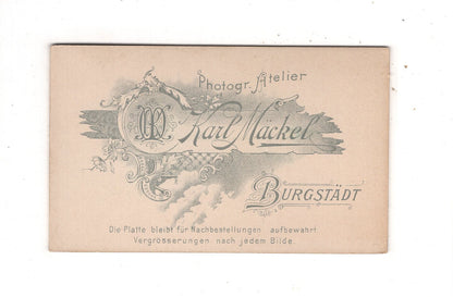 Fotografie Feine Dame - Burgstädt 1890er