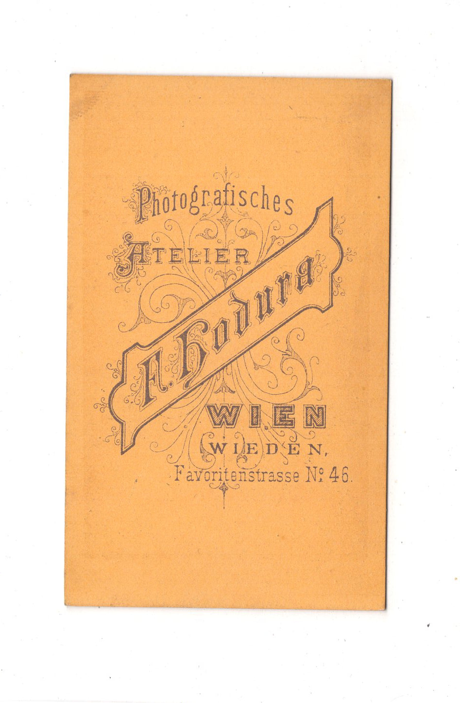 Fotografie Herrenportrait - Wien-Wieden 1870er / CDV C1-18