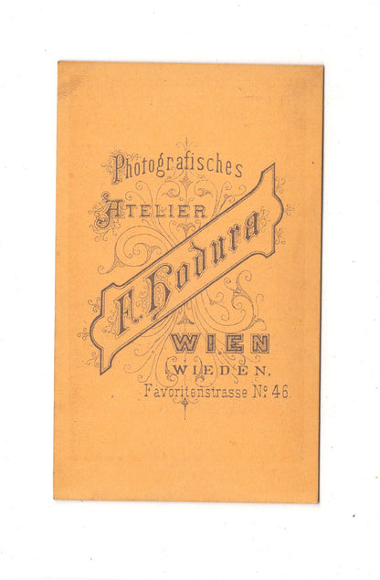 Fotografie Herrenportrait - Wien-Wieden 1870er / CDV C1-18