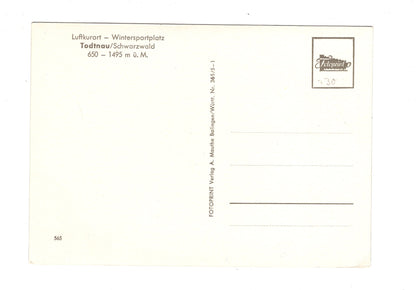 Ansichtskarte Todtnau / Schwarzwald / H1-51