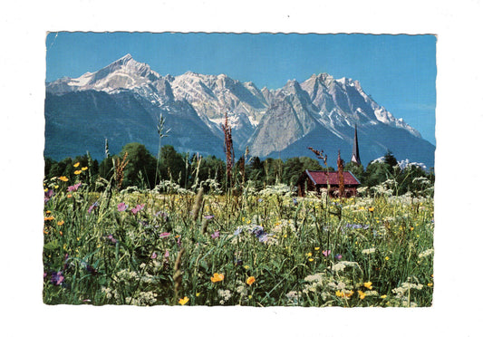 Ansichtskarte Die Zugspitzgruppe von Garmisch-Partenkirchen aus / G1-54