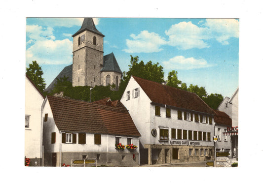 Ansichtskarte Gasthaus und Metzgerei Cantz / Hessigheim am Neckar