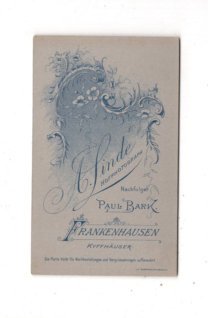 Fotografie Feines Paar - Frankenhausen 1900er