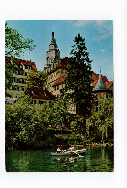 Ansichtskarte Tübingen / Hölderlinturm / Alte Aula / Stiftskirche