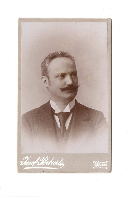 Fotografie Herrenportrait - Wien 1900er / CDV C1-18