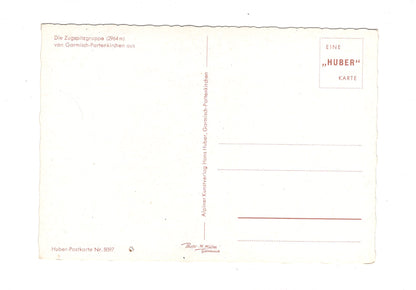 Ansichtskarte Die Zugspitzgruppe von Garmisch-Partenkirchen aus / G1-54