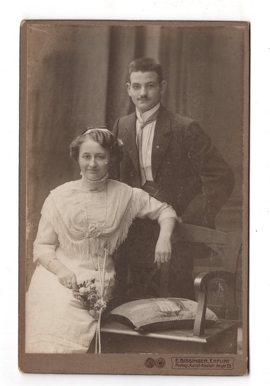 Fotografie Feines Paar - Erfurt 1900er / CAB X-30