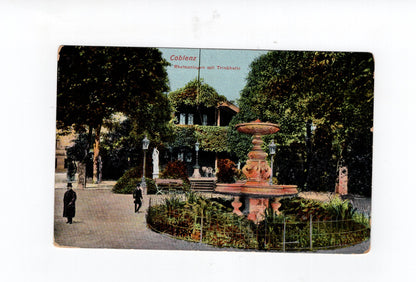 Ansichtskarte Koblenz / Rheinanlagen mit Trinkhalle