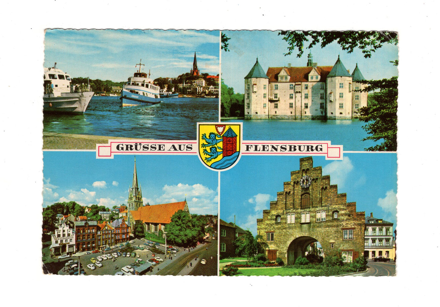 Ansichtskarte Grüße aus Flensburg