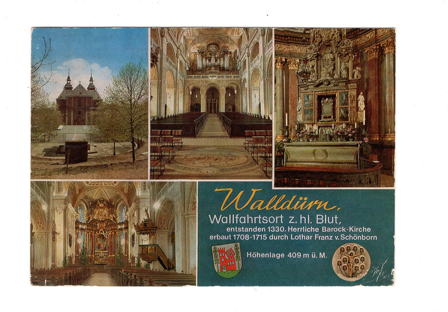 Ansichtskarte Walldürn im Odenwald / Wallfahrtsort z. hl. Blut / H1-67