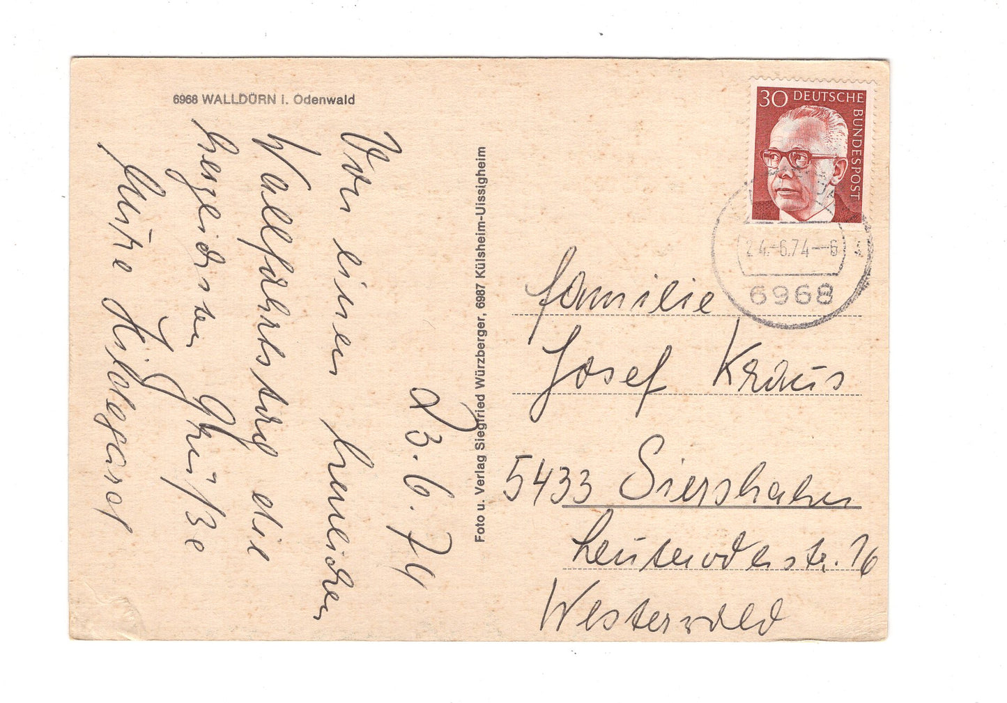 Ansichtskarte Walldürn im Odenwald / Wallfahrtsort z. hl. Blut / H1-67