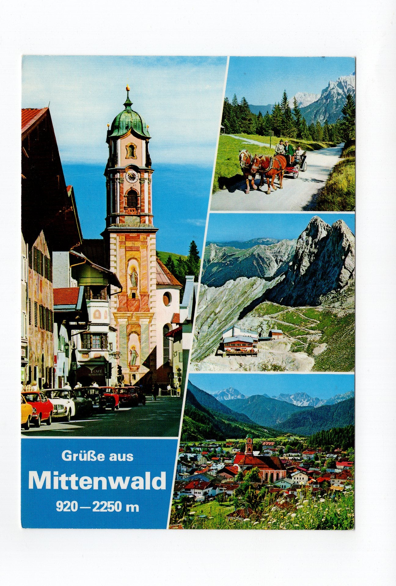 Ansichtskarte Mittenwald / Oberbayern