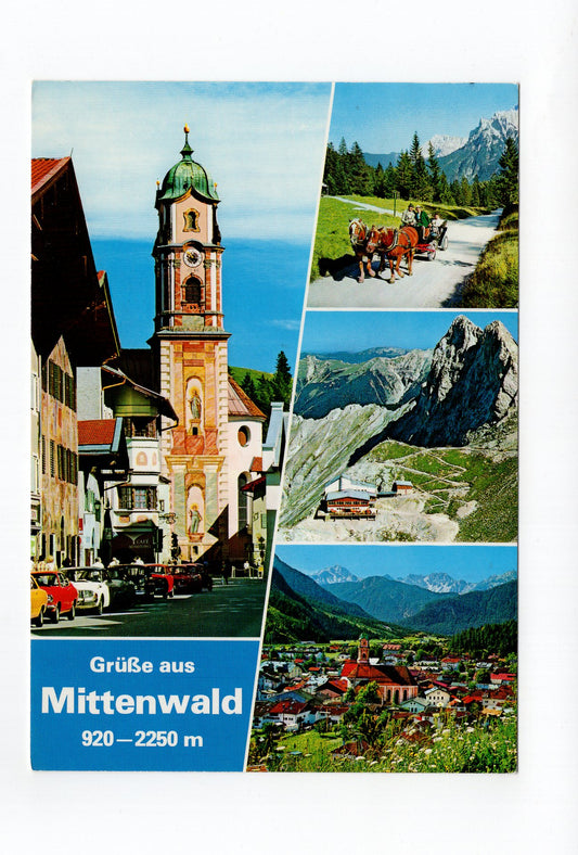 Ansichtskarte Mittenwald / Oberbayern