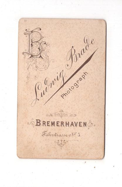 Fotografie Feines Paar - Bremerhaven 1880er