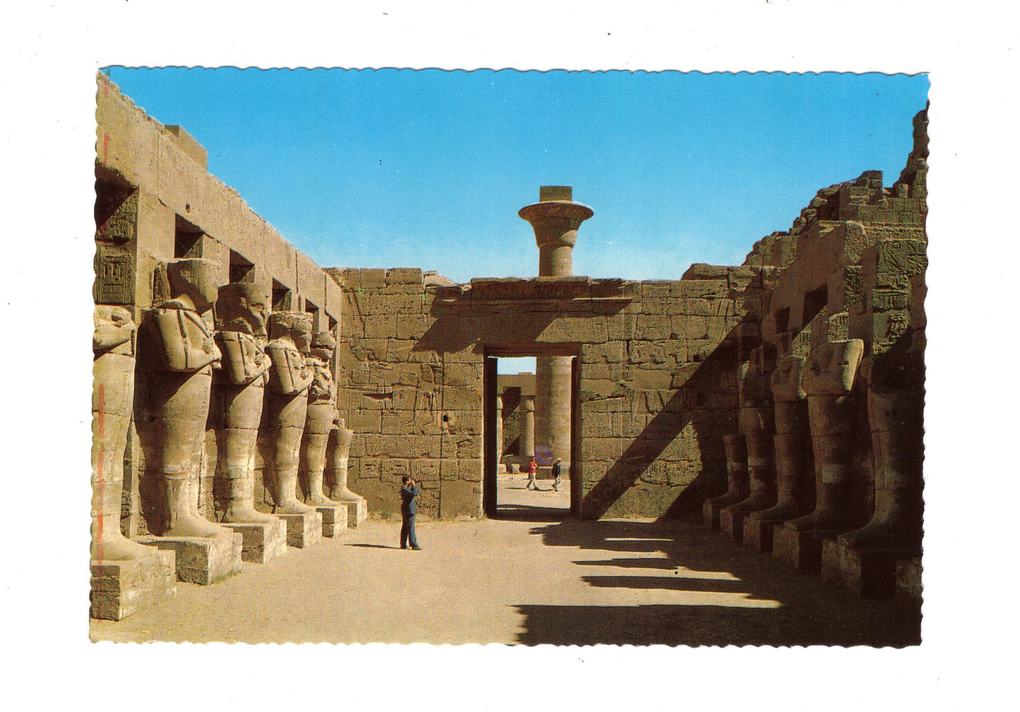 Ansichtskarte Luxor-Karnak / Tempel des Ramses III. / Ägypten