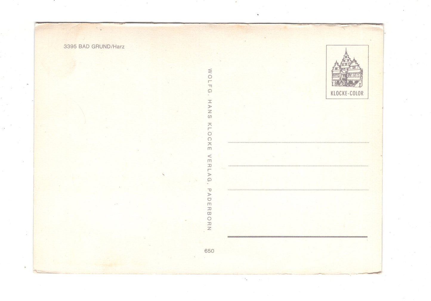 Ansichtskarte Bad Grund im Oberharz / Kurpark +++ / K1-54