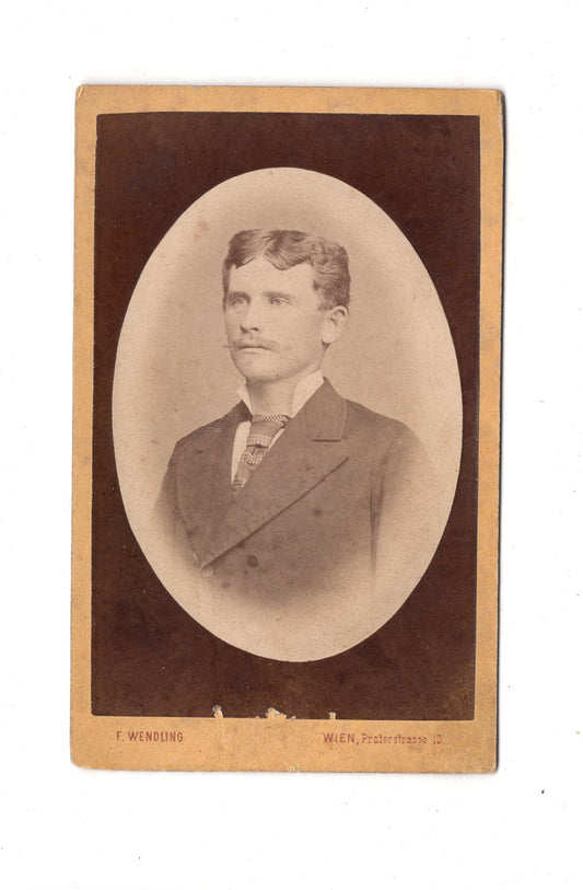 Fotografie Herrenportrait - Wien 1870er / CDV C1-18