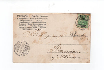 Ansichtskarte Koblenz am Rhein / Herz-Jesu-Kirche - 1904