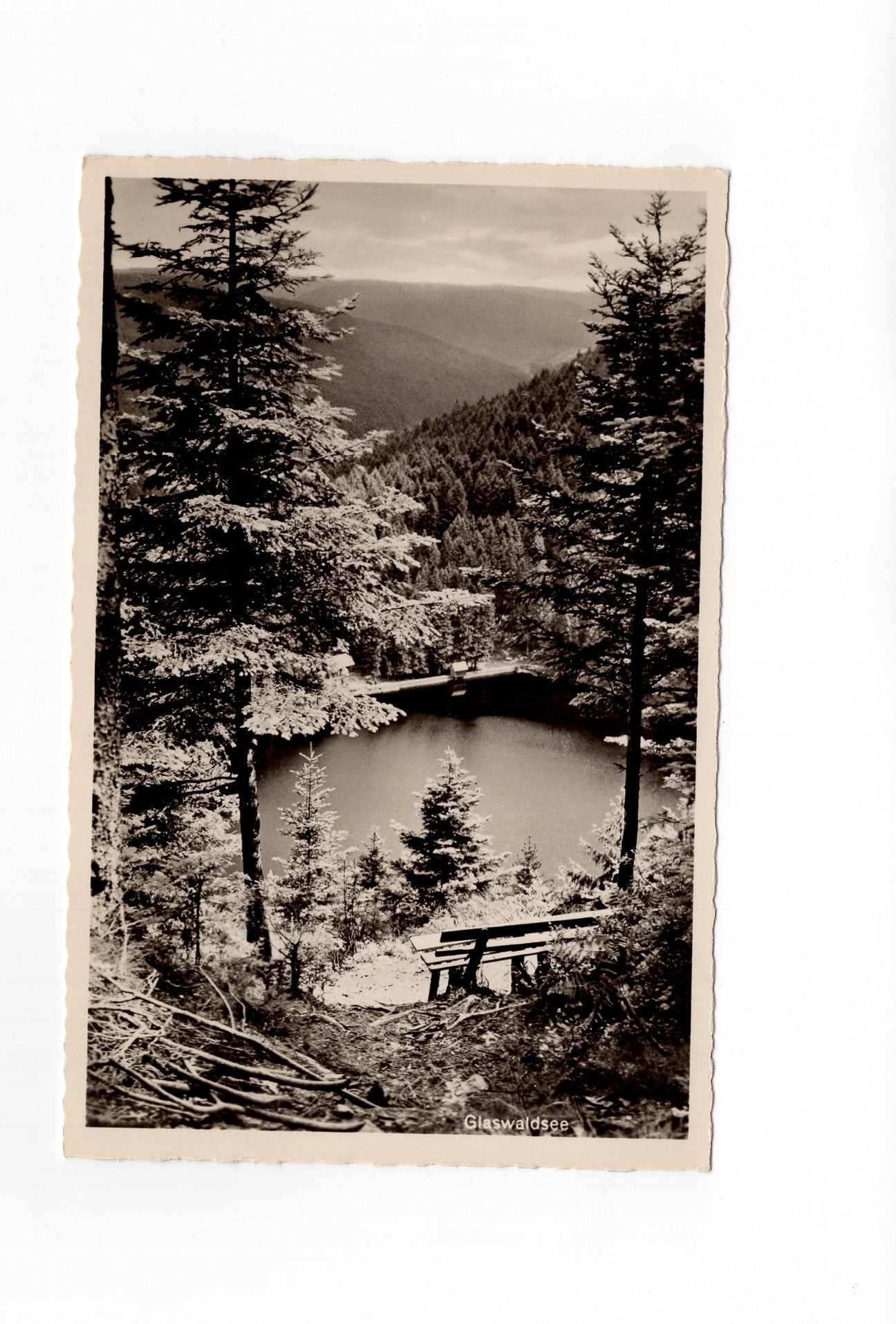 Ansichtskarte Glaswaldsee