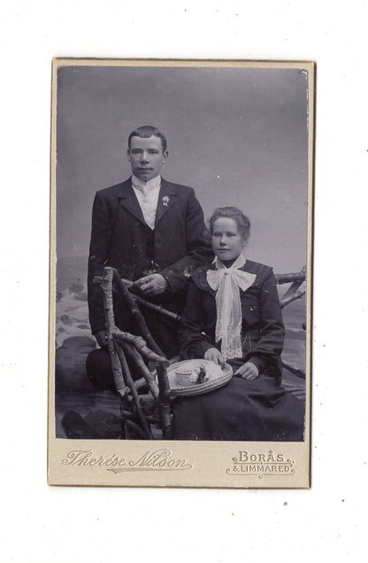 Fotografie Feines Paar - Boras & Limmared 1900er