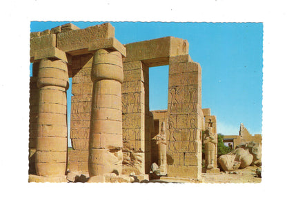 Ansichtskarte Luxor / Ramesseum / Ägypten