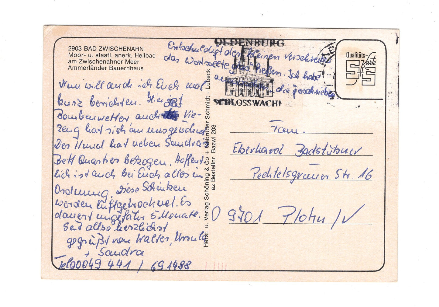 Ansichtskarte Bad Zwischenahn / Ammerländer Bauernhaus