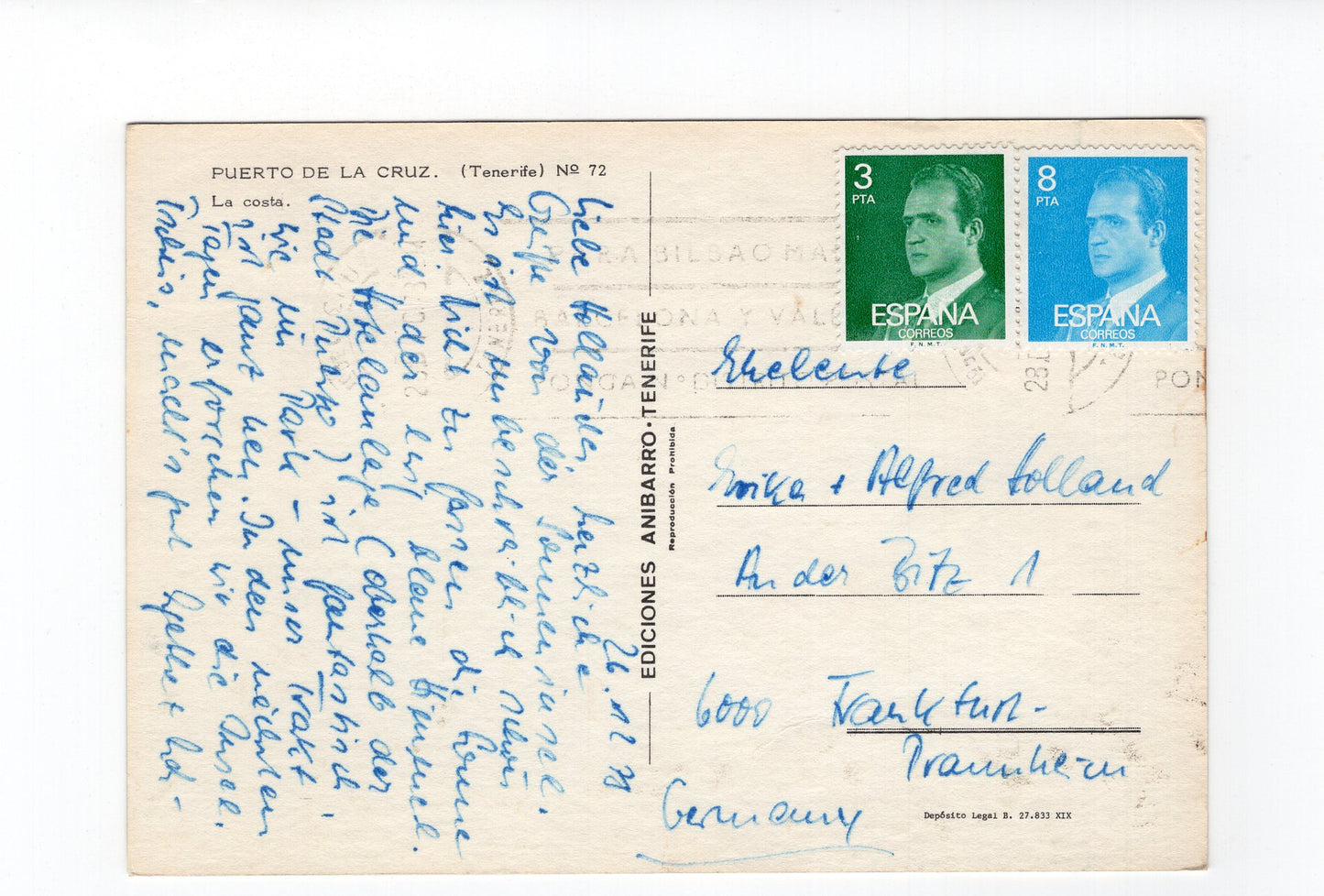 Ansichtskarte Puerto de la Cruz / Teneriffa / Spanien