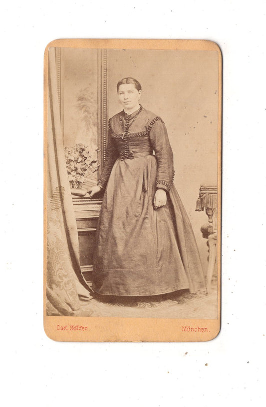 Fotografie Feine Dame - München 1870er