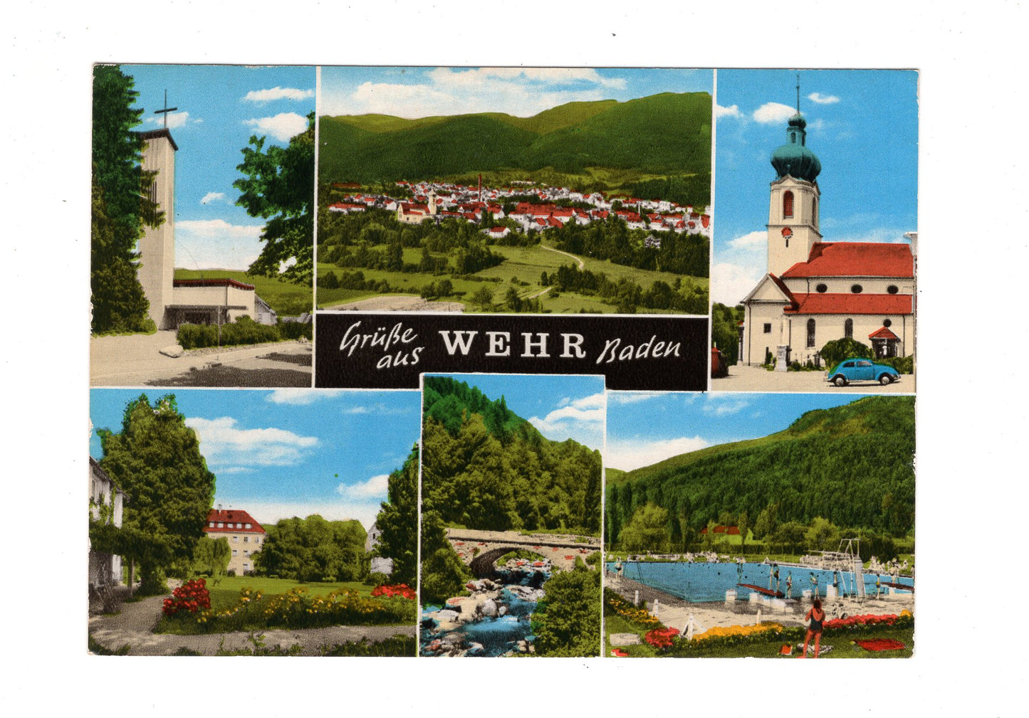 Ansichtskarte Grüße aus Wehr / Baden / H1-51