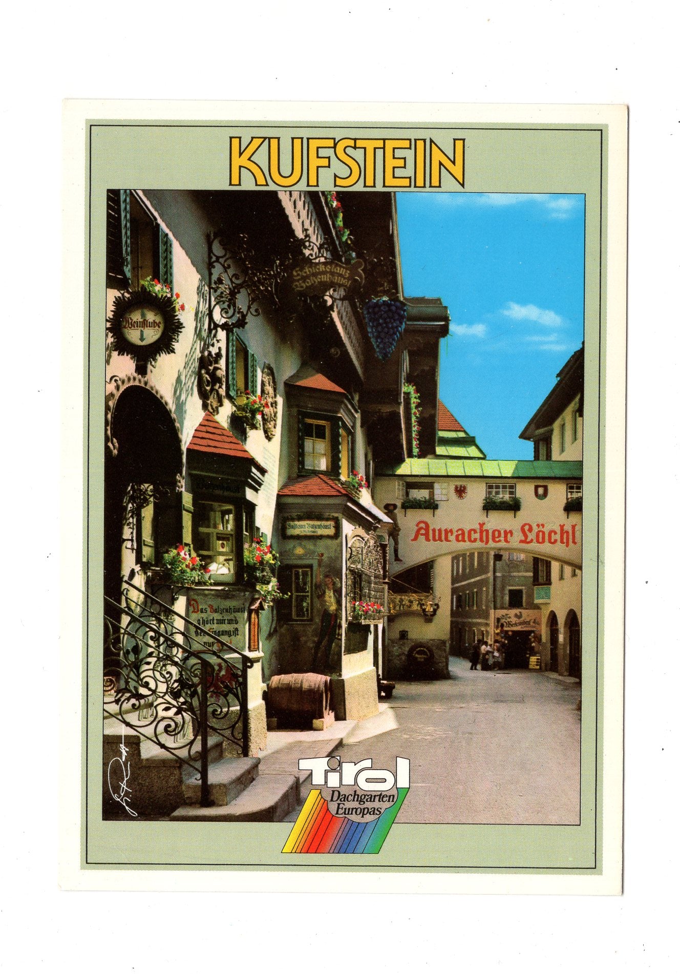 Ansichtskarte Kufstein / Römerhofgasse / Tirol / Österreich