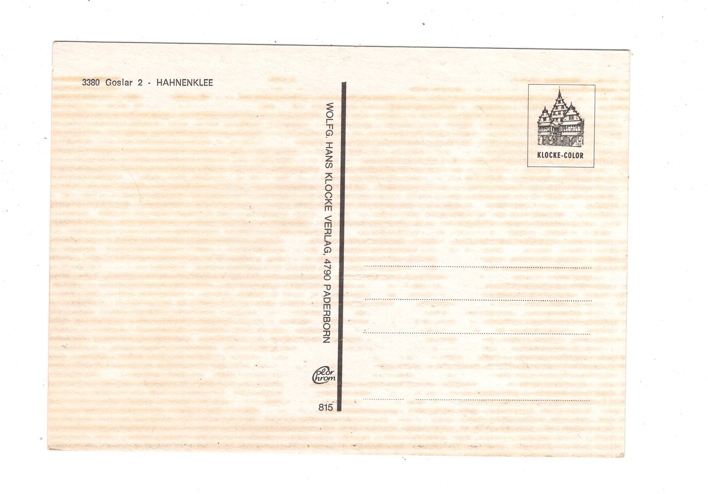 Ansichtskarte Goslar 2 / Hahnenklee / Harz / K1-54