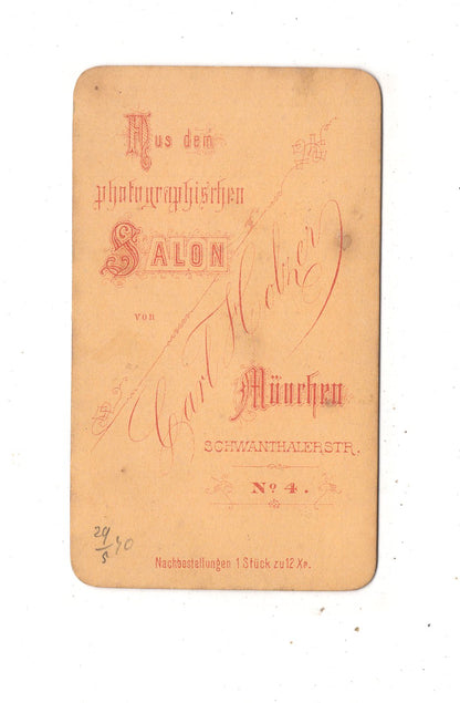 Fotografie Feine Dame - München 1870er