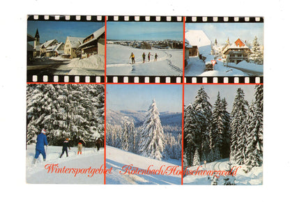 Ansichtskarte Wintersportgebiet Rötenbach im Hochschwarzwald