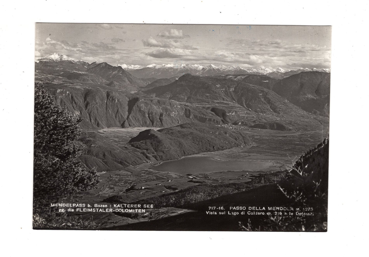 Ansichtskarte Mendelpass bei Bozen / Italien / N1-61