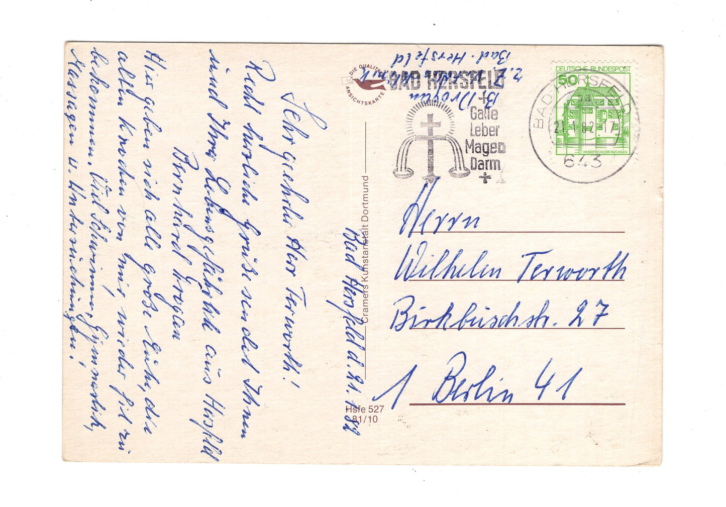 Ansichtskarte Bad Hersfeld