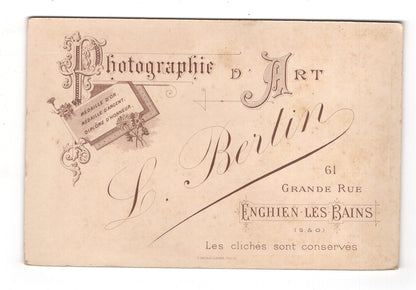 Fotografie Feines Paar - Enghien-les-Bains 1890er / CAB X-30