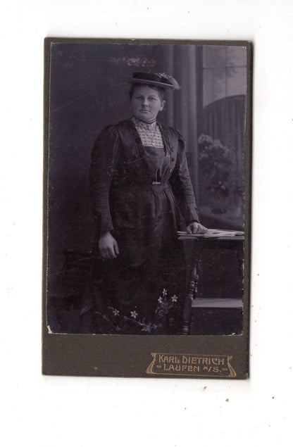 Fotografie Feine Dame - Laufen an der Salzach 1900er