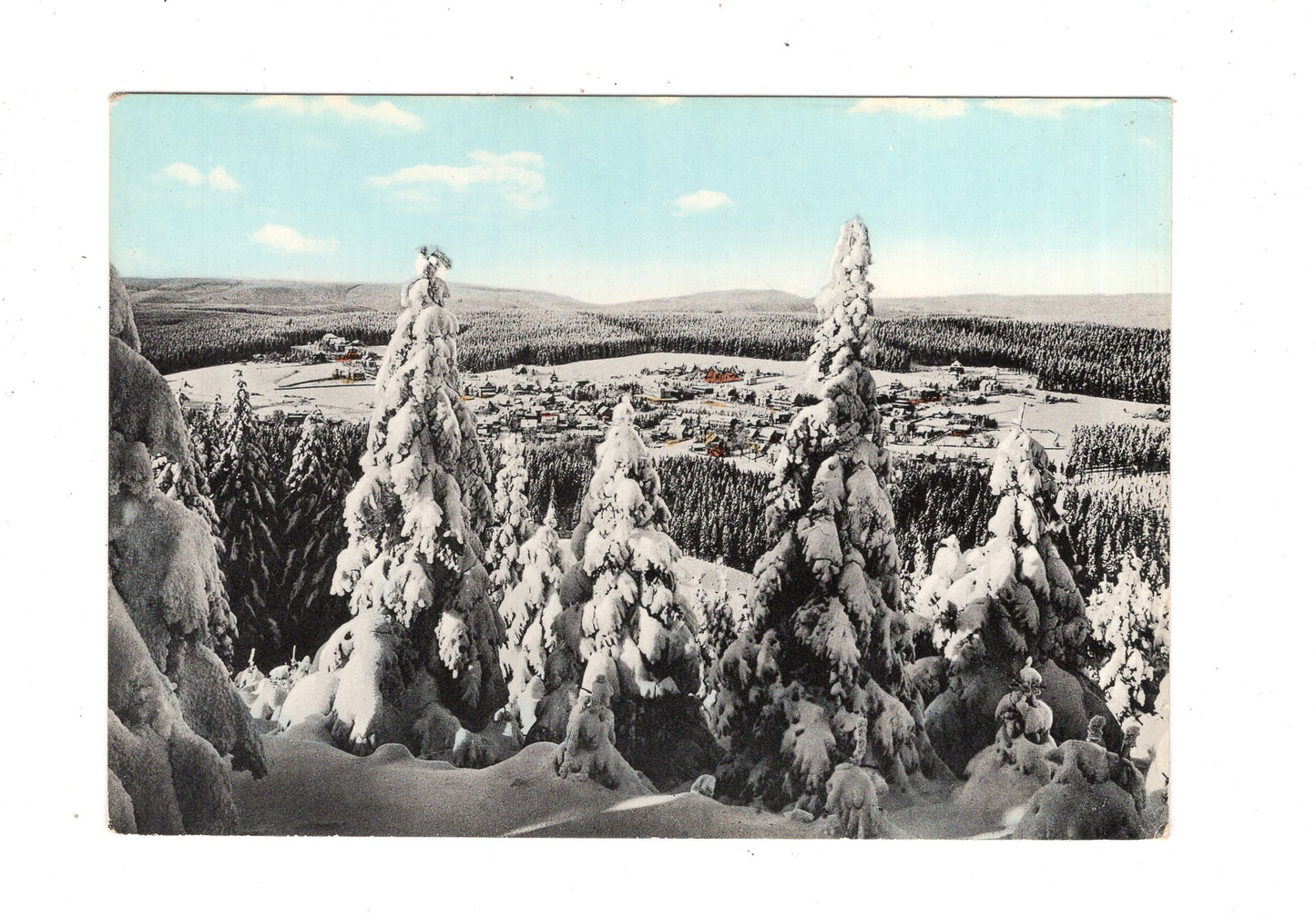 Ansichtskarte Hahnenklee-Bockswiese / Oberharz / Blick vom Bocksberg / K1-55