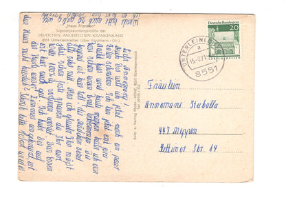 Ansichtskarte Jugendgesundungsstätte Haus Franken / Unterleinleiter / H1-68