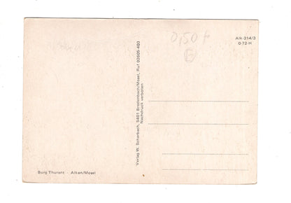 Ansichtskarte Burg Thurant bei Alken an der Mosel / M1-59