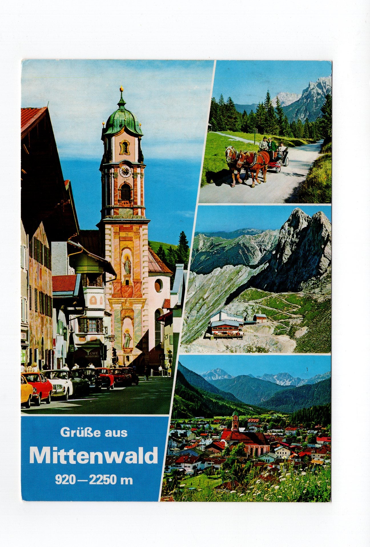 Ansichtskarte Mittenwald / Oberbayern