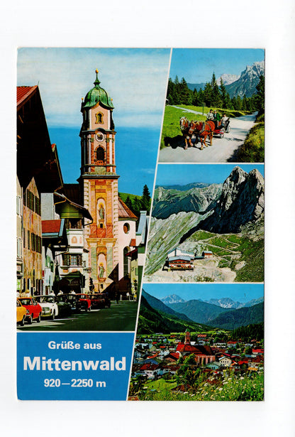Ansichtskarte Mittenwald / Oberbayern
