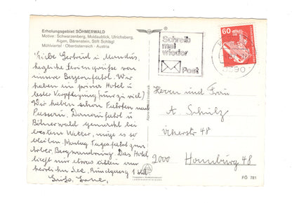 Ansichtskarte Erholungsgebiet Böhmerwald / Mühlviertel / Österreich