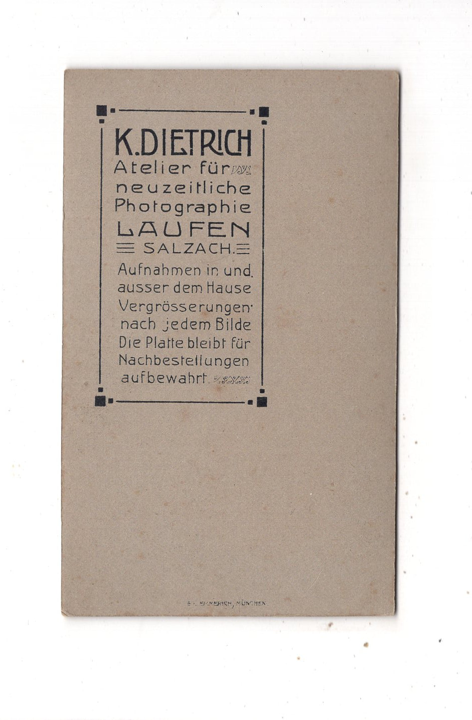 Fotografie Feine Dame - Laufen an der Salzach 1900er