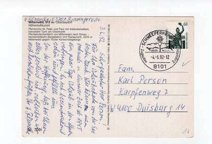 Ansichtskarte Mittenwald / Oberbayern