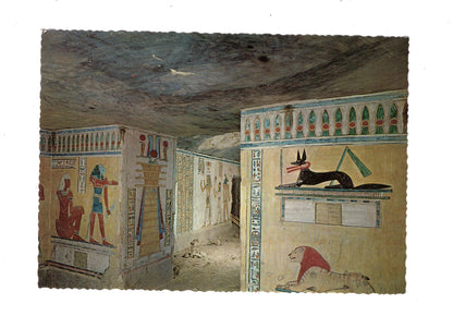 Ansichtskarte Luxor / Tal der Königinnen / Grab des Chamwes / Ägypten