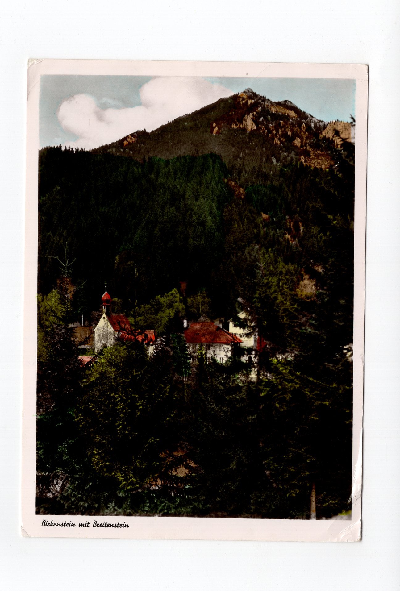 Ansichtskarte Fischbachau-Birkenstein mit Breitenstein