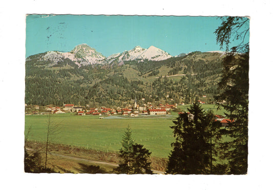 Ansichtskarte Bayrischzell mit Wendelstein / Oberbayern