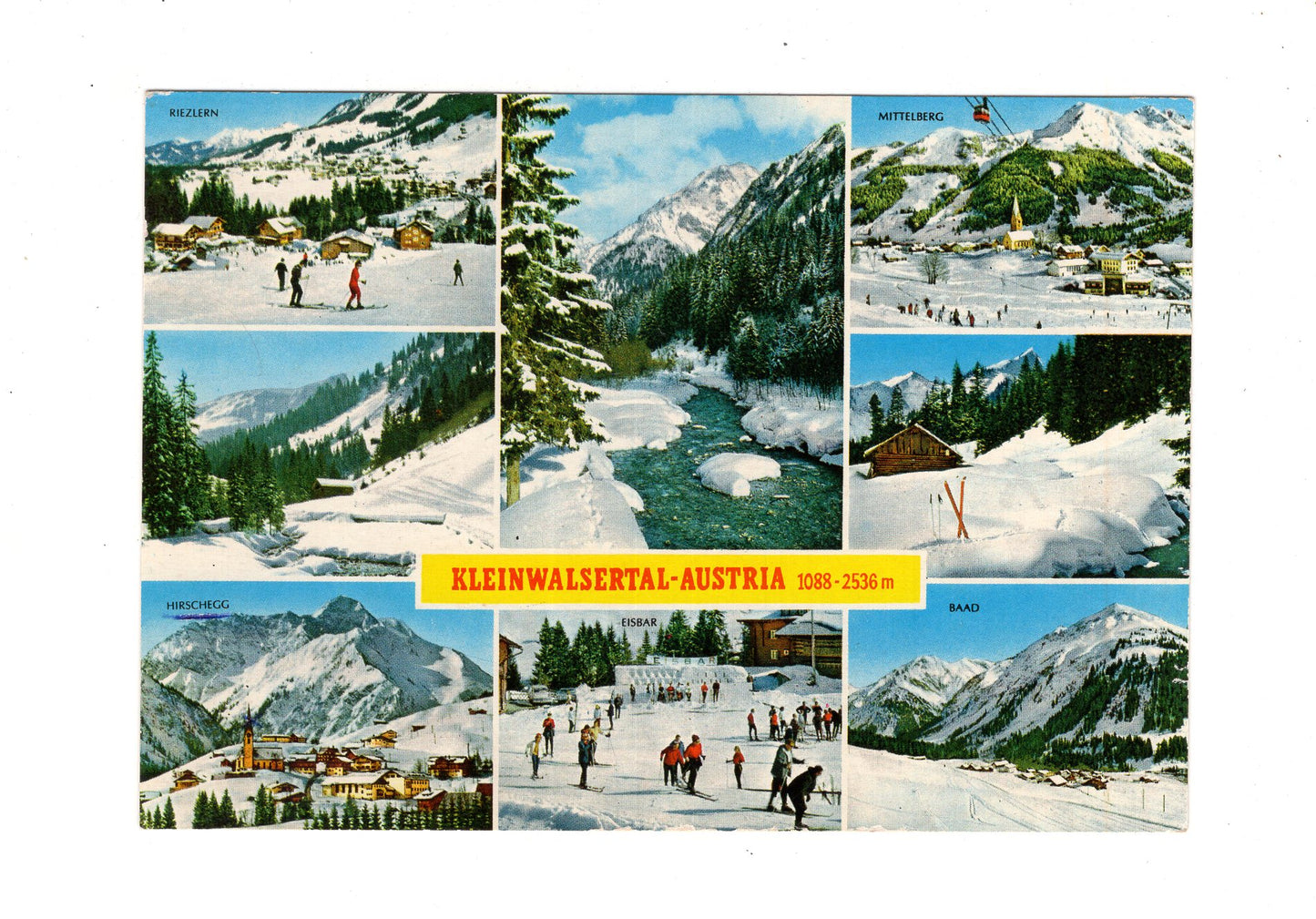 Ansichtskarte Kleinwalsertal / Österreich