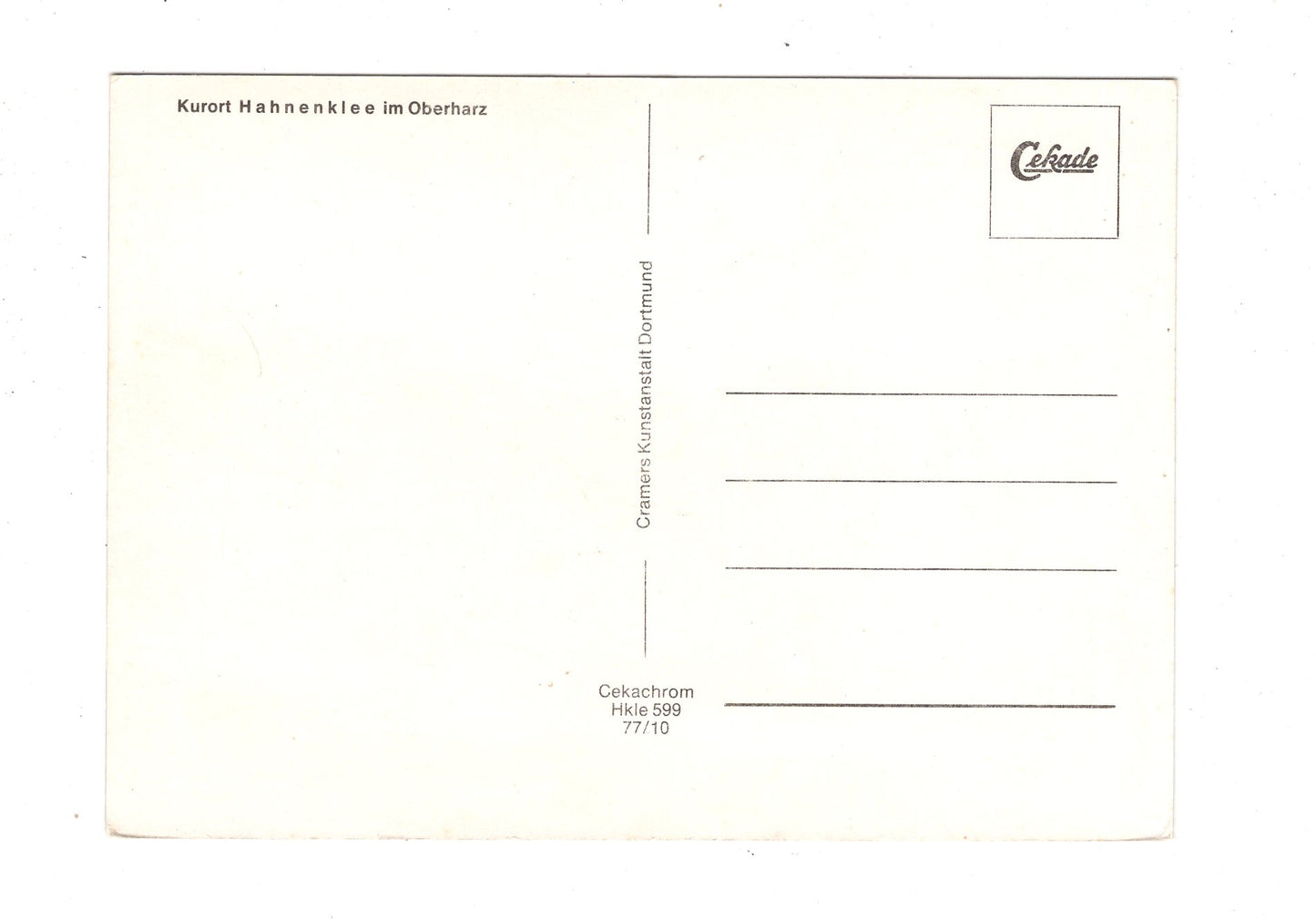 Ansichtskarte Hahnenklee im Oberharz / K1-55